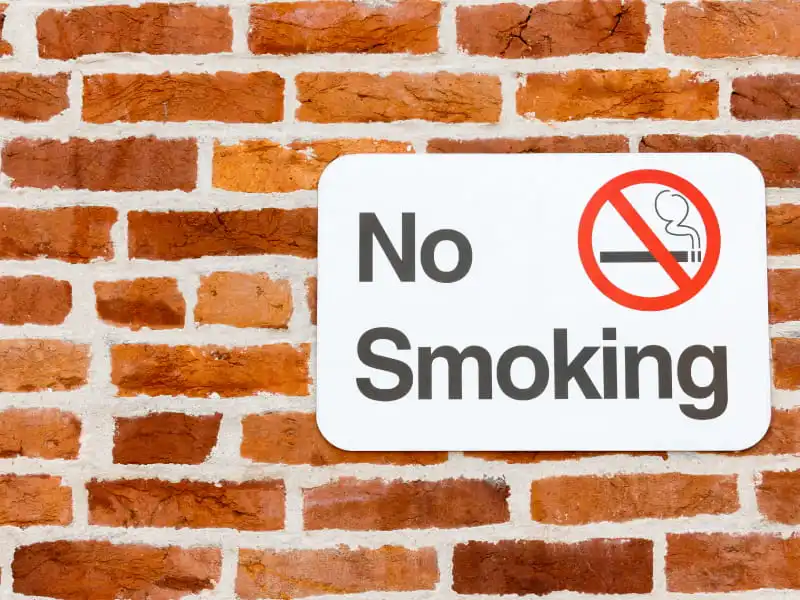 Cartello vietato fumare
