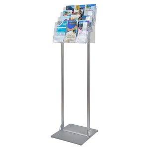 floor-standing-brochure-holder-with-12-pockets-1-3-a4-quadra-series