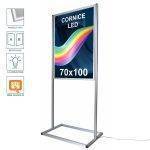 70x100 LED Double Sided Snap Frame Advertising Display